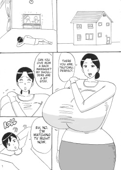 [Konbu-maru] Mama ni Oppai Massage [English] page 1