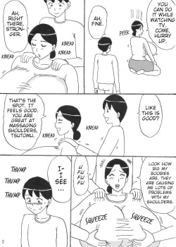 [Konbu-maru] Mama ni Oppai Massage [English] page 2