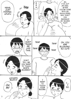 [Konbu-maru] Mama ni Oppai Massage [English] page 3