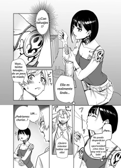 [Dekoboko Champloo] Bar de Deatta Zenshin Tattoo no Onee-san to Icha Love Ecchi [Spanish] [No lo comprendo] [Digital] page 4