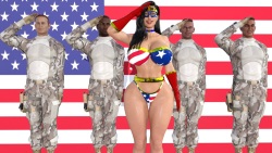 Ms. Americana Supports The Troops