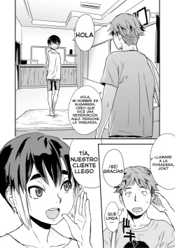 [Koushoku Shounen Tou (U-hi)] Ippaku Nishoku, Otokonoko tsuki [Spanish] [Elvacio] page 3