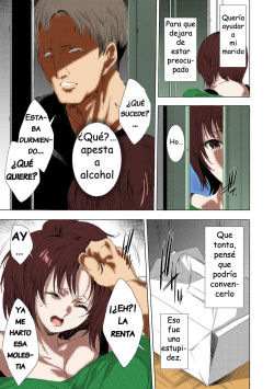 [Yuiga Naoha] Netorare Haishin ~Meiwaku Yachin Tainousha ni Kegasareta Hitozuma~ (Kanzome Rettou ~Creature ni Juurin Sareru Sekai de Bokura wa~) [Spanish] [Colorized] page 3