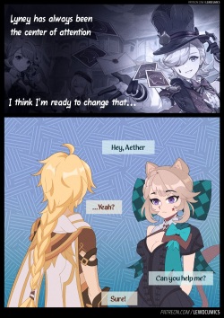 [LewdCumics] Lynette's new trick (Genshin Impact) page 2