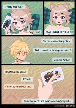 [LewdCumics] Lynette's new trick (Genshin Impact) page 4