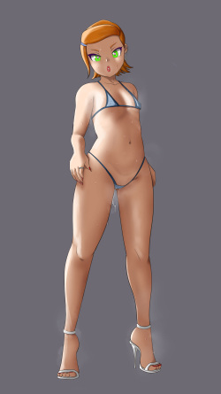 [shakuraya] Gwen in Heels (Ben 10) page 2