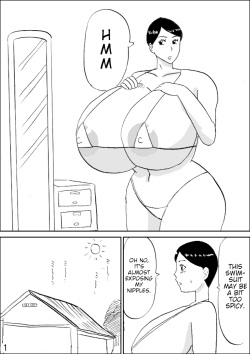 [Konbu-Maru] Bakunyuu Mama no Ecchi na Bikini | Big Breasted Mom's Lewd Bikini [English] [Poranya] page 2