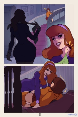 [Hornyx] Velma and Daphne's spooky night (Scooby-Doo) page 2