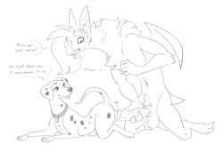 [Halbean] Perdita &amp; Bat (101 Dalmatians) page 5