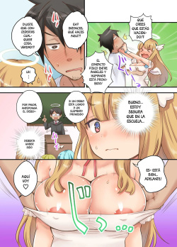 [NCP (Ryoji)] Deliheal Yondara Techigai de Dougan Kyonyuu de Muku na Tenshi-chan ga Yattekita node, Tokoton Oide Shishi Tatta w | Llamé a un servicio a domicilio y una inocente ángel con cara de niña y grandes tetas se me acercó [Spanish] [AnythinGscan] page 5