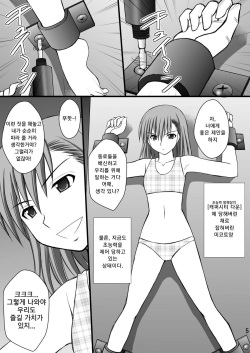 (C78) [Asanoya (Kittsu)] Seishin Houkai suru made Kusuguri makutte Ryoujoku shitemiru Test III Mikoto Zettaizetsumei Mesudorei Hen | 정신붕괴 할 때까지 간지럽히고 능욕해보는 테스트 3 미코토 절체절명 암노예편 (Toaru Majutsu no Index) [Korean] page 2