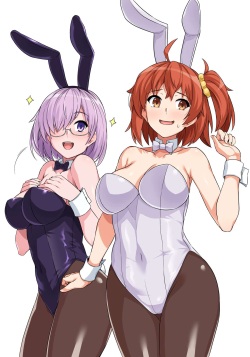 [Haruhisky] Mash And Rikka Bunny page 2