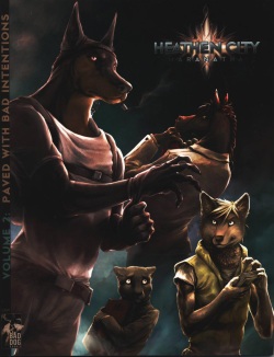 [Bad Dog Books (Various)] Heathen City Vol. 2 “Paved With Bad Intentions” page 1