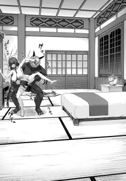 (C101) [Nanaya (Nao)] Kage-chan to Deka Churl | Raiden and the Big Hilichurl (Genshin Impact) [English] page 10