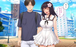 [Airy Socks En]  Kanojo to Charao to Manatsu no Arbeit page 3