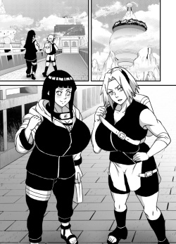(C103) [NARUHO-Dou (Naruhodo)] SakuHina Inpuden (Naruto) [Sample] page 5