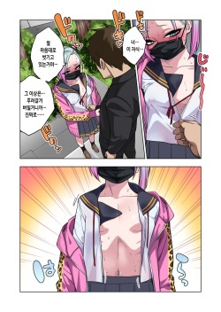 [Gujira 4 Gou (Gujira)] Tsuntsun Yankee-chan wa Yowayowa Chikubi o Ijireba Kekkou Nandemo Yarasete Kureru | 츤츤 양아치짱은 허접 젖꼭지를 만져주면 뭐든지 하게 해준다 [Korean] page 10