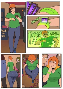 Peach Transformation Comic page 1