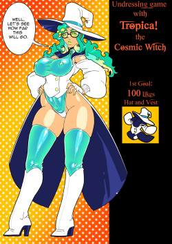 Undressing Game with Tropica the Cosmic Witch