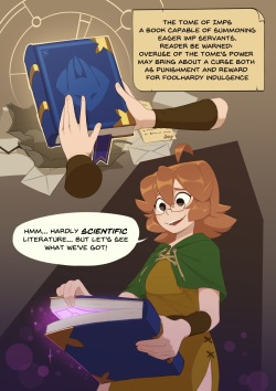[HuffsLove] Monster Researcher Eclair and the Book of Imps! [English] page 1