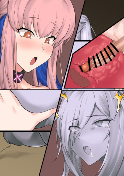 [MEGAねぇ] Arknights Schwarz (artificial gelation) &amp; Ceylon (futanari transformation) page 5