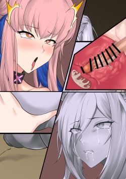 [MEGAねぇ] Arknights Schwarz (artificial gelation) &amp; Ceylon (futanari transformation) page 6