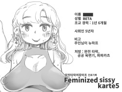 Mesu Ochi Maso Shoujou Kiroku Feminized Sissy Karte5 | 암컷 타락 여장 마조 진료 기록 5