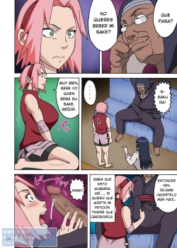 [NARUHO-Dou (Naruhodo)] SakuHina Inninden Full Color Remake-ban (NARUTO) [Spanish] [Anormaloide] [Digital] page 5