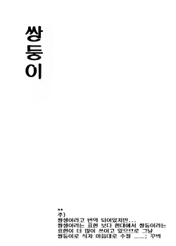 (Yarou Fes 2012 Oosaka Aki no Jin) [KOWMEIISM (Kasai Kowmei)] Tadashii Danshi no Kyouren Hou (San) Sousaiji | 올바른 남자의 교육법 3 쌍둥이 [Korean] [Digital] page 2