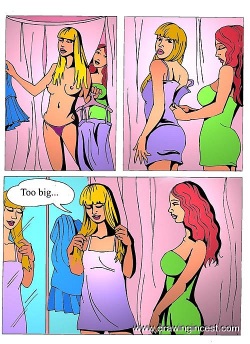 [DrawingIncest] A sexual adventure while shopping page 2