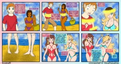 Nintendo Beach Girls Ice Cream Contest By Kimeria 87 Backup