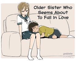 Older Sister Who Seems About To Fall In Love