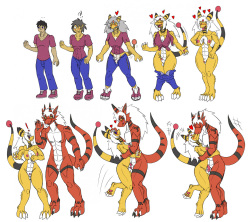 [DocTenebris (Slowmo12/Arcadian123)] Joining The Bandits, Becoming a Herm Ampharos, A Delicious Renamon &amp; Petra and Felina page 4