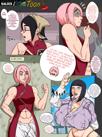 [SirWankiesArt] SakuHina (Boruto) (Spanish) [kalock & ToonX] cover