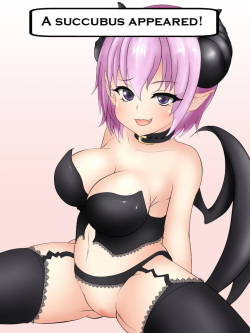 "RPG Sentou-fuu" Succubus ga Arawareta! | RPG battle style: A succubus appeared!