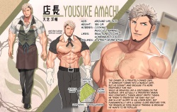Kyara Settei - Muscle Cafe-hen | Character Setting - Muscle Cafe Edition